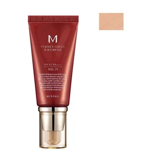 Missha Perfect Cover BB Cream SPF42 Wielofunkcyjny krem BB N.21 50ml - Kremy BB - miniaturka - grafika 6