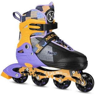 Łyżworolki NILS EXTREME Twist NA13810 ( 39-42) Żółty - Rolki - miniaturka - grafika 1