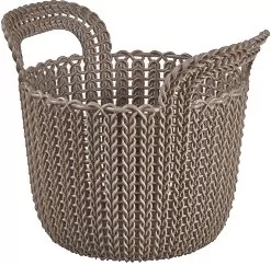 Curver Koszyk okrągły Knit 971033_CURVER - Pudła i pojemniki do przechowywania - miniaturka - grafika 4