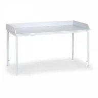 Stoły warsztatowe - B2B Partner Stół montażowy z obramowaniem, długość 1600 mm 101638 - miniaturka - grafika 1