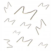 Zszywki - 50x ZSZYWKI DO SPAWARKI ZGRZEWARKI ZSZYWACZ TYP M 0,6mm NAROŻNE ZEWNĘTRZNE - miniaturka - grafika 1