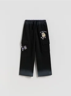 Reserved - Spodnie dresowe Pusheen - czarny - Spodnie i spodenki dla dziewczynek - miniaturka - grafika 1