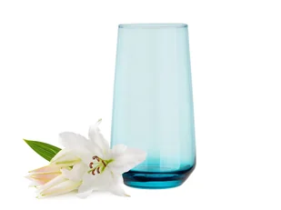 Uniwersalna Szklanka Wysoka 430ml Turkusowa Do Soków, Wody - Szklanki - miniaturka - grafika 1
