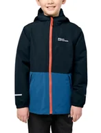 Kurtki i płaszcze dla chłopców - Jack Wolfskin SNOWY DAYS JACKET K, Kurtka outdoorowa Uniseks - dzieci, crisp cobalt, 128 - miniaturka - grafika 1