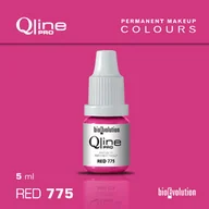Pozostałe akcesoria kosmetyczne - Pigment do makijażu permanentnego ust Bioevolution Red 775 Qline Pro 5ml - miniaturka - grafika 1