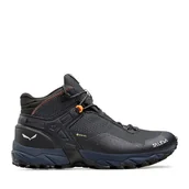 Buty trekkingowe męskie - Trekkingi Salewa Ms Ultra Flex 2 Mid Gtx 61387-0984 Granatowy - miniaturka - grafika 1