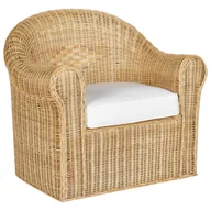 Fotele i krzesła ogrodowe - Krzesło ogrodowe Rattan Naturalny LIVADEIA - miniaturka - grafika 1