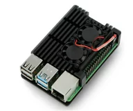 Obudowy komputerowe - Raspberry Pi Raspberry Pi Obudowa justPi do RPi 4B aluminiowa 2x went. (LON-15106 5903351242660) - miniaturka - grafika 1