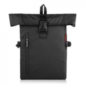 Plecaki worki - PLECAK MĘSKI DAMSKI CZARNY KURIERSKI NA LAPTOPA WODOODPORNY SP-11-BL - miniaturka - grafika 1