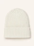 Czapki damskie - Hurray Kaszmirowa Czapka weiss - miniaturka - grafika 1