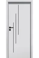 Drzwi wewnętrzne - Pol-Skone Dzwi Wewnętrzne Pełne Sonata W6 Laminowane Szary - miniaturka - grafika 1