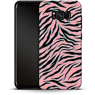 Etui i futerały do telefonów - Premium etui na telefon komórkowy Pink Zebra Samsung Galaxy S8 Plus - miniaturka - grafika 1