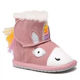 Emu Australia Buty Magical Unicorn Walker B12409 Pale Pink - Śniegowce damskie - miniaturka - grafika 1