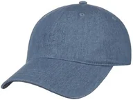 Czapki i chusty sportowe męskie - Czapka Jeans Strapback by bugatti, denim, One Size - miniaturka - grafika 1