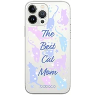 Etui i futerały do telefonów - Etui do Apple IPHONE 11 PRO Koty 017 Babaco Nadruk częściowy Przeźroczysty - miniaturka - grafika 1