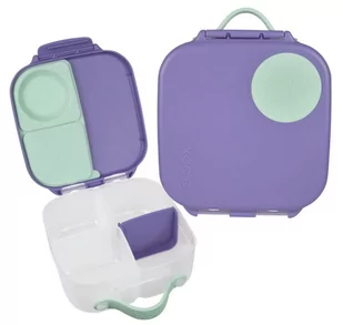 B.Box Mini Lunchbox Śniadaniówka Pojemnik Lilac Pop +3 - Zestawy naczyń dla dzieci - miniaturka - grafika 1