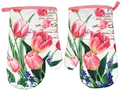 Fartuchy i rękawice kuchenne - Rękawice Kuchenne z Magnesem Flower II F20A866 - miniaturka - grafika 1