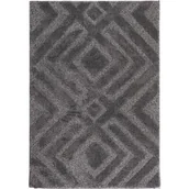 Dywany - Dywan Pisa 120 x 170 cm romby ciemnoszary - miniaturka - grafika 1