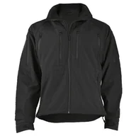 Odzież trekkingowa damska - Kurtka turystyczna męska Termoaktywna Mil-Tec SoftShell Czarna - miniaturka - grafika 1