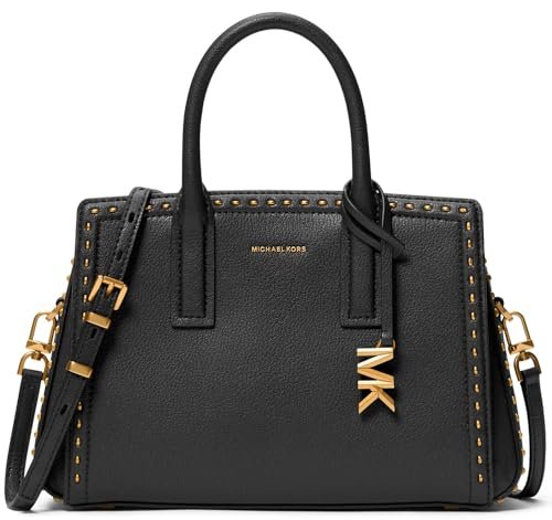 Michael Kors LAILA mała skórzana torebka z ćwiekami