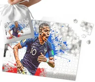Puzzle - PUZZLE - KYLIAN MBAPPE WZORY DLA MAŁEGO PIŁKARZA 110EL + WORECZEK - miniaturka - grafika 1
