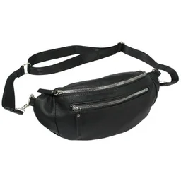 Saszetka Na Pas Biodrówka Superlekka Kompaktowa Nerka Jennifer Jones Na Spacery, Podróże CZARNA 3153 33 x 9 x 16 [cm] - Nerki - miniaturka - grafika 1