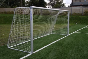 Yakimasport Siatka na bramkę piłkarską ORLIK 5x2 3 mm zielona - Piłka nożna - miniaturka - grafika 1