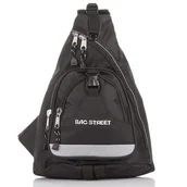 Plecaki - Plecak sportowy czarny Bag Street 4033-BL - miniaturka - grafika 1