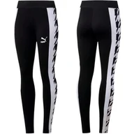 Legginsy - Puma legginsy damskie sportowe czarne klasyczne 596732 01 S - miniaturka - grafika 1