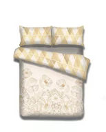 Pościel - AmeliaHome AmeliaHome - Pościel Flanelowa - Snuggy - Golden Poppy 155x220cm*2 + 80x80*2 - miniaturka - grafika 1