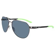 Okulary przeciwsłoneczne - Nike Okulary przeciwsłoneczne mieszane, 993 Satyna Gunmetal Szary S, 60 - miniaturka - grafika 1
