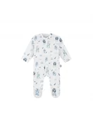 Pajacyki dla niemowląt - Bonjour Cherie Pajac niemowlęcy bawełna organiczna Dino, Rozmiar: 50 - miniaturka - grafika 1