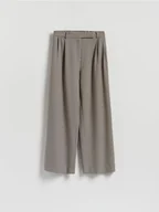 Spodnie damskie - Reserved - Luźne spodnie z zakładkami - wielobarwny - miniaturka - grafika 1