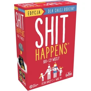 Gra karciana GOLITH Shit Happens 800+ czy więcej? - Gry karciane - miniaturka - grafika 1