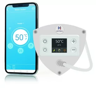 Grzałka NIERDZEWNA 3 kW korek 6/4 do bojlerów nierdzewnych - STEROWANIE PRZEZ WIFI I APLIKACJĘ - Akcesoria grzewcze - miniaturka - grafika 1