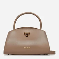 Torebki damskie - Torebka crossbody damska skórzana Furla Genesi Mini Tote WB00869BX00531257S9107 Beżowa (8050597394541) - miniaturka - grafika 1
