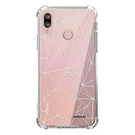 Etui i futerały do telefonów - Evetane - Silikonowe etui na telefon Huawei P20 Lite - miękka i wzmocniona ochrona - odporne na wstrząsy narożniki - smukłe i przezroczyste - tylna obudowa - kontur - miniaturka - grafika 1