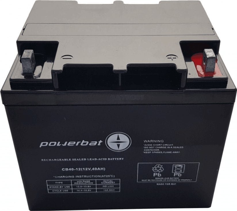 PowerBat Akumulator GEL 12V 40Ah POWERBAT Deep Cycle