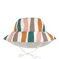 Czapeczki dla niemowląt - Lassig Dwustronny kapelusz przeciwsłoneczny UV80 Splash & Fun Fale pink/nature, rozm. 46/49 - miniaturka - grafika 1