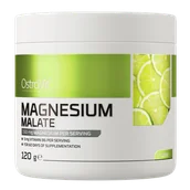 Witaminy i minerały - OstroVit Jabłczan Magnezu, smak limonkowy, 120 g - miniaturka - grafika 1