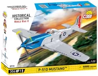 Klocki - Cobi KLOCKI HC WWII 5719 SAMOLOT P-51D MUSTANG 304 KL 5719 - miniaturka - grafika 1