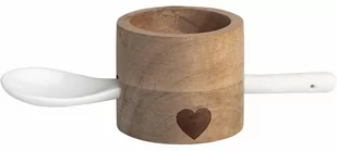 Rader Kieliszek do jajka + łyżeczka Heart - Dekoracja stołu - miniaturka - grafika 1