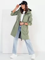 Kurtki damskie - Kurtka damska parka TILSON zielona Dstreet TY4181-XXL - miniaturka - grafika 1