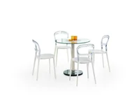 Stoły - Stół Clever okragły transparentny - miniaturka - grafika 1