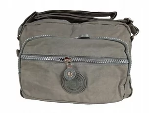 Torebka Listonoszka Pojemna Bag Street Szara - Torby sportowe - miniaturka - grafika 1