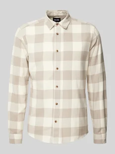 Koszula casualowa o kroju slim fit ze wzorem w kratkę - Koszule męskie - miniaturka - grafika 1