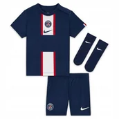 Piłka nożna - 80-85 cm Komplet piłkarski Nike PSG 2022/23 Home Little Kids DJ7917 411 80- - miniaturka - grafika 1