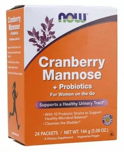 Cranberry Mannose + Probiotics (24 x 6 g) - Układ pokarmowy - miniaturka - grafika 1