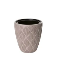 Donice - Doniczka Flow 40 cm szaro-bezowy - miniaturka - grafika 1