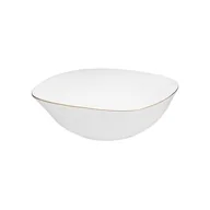 Miski i półmiski - Salaterka Quadro Gold 19 cm biały - miniaturka - grafika 1